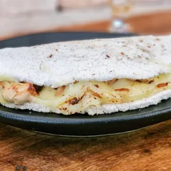 Tapioca de frango com Catupiry ou requeijão